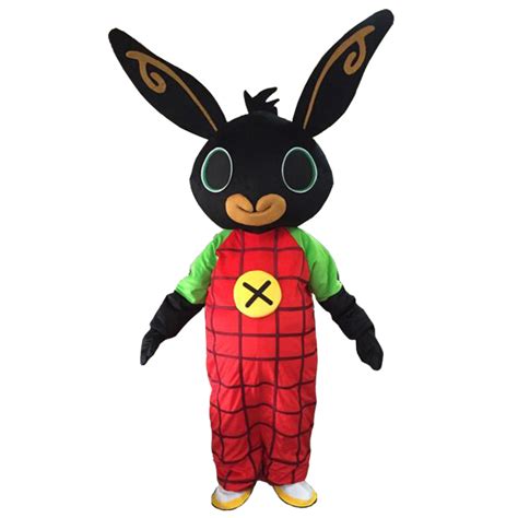 Cartoon Bunny Mascot Costume Bing Rabbit Mascot Costume