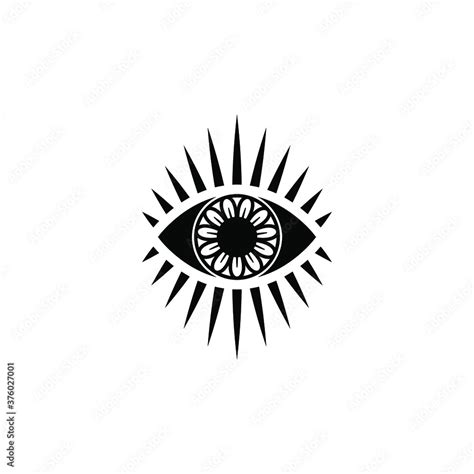 Eye Tattoo Style Design, Vision icon, Simple and Minimal Eye Art ...