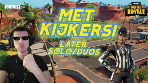 LIVE Fortnite MET LIZZY EN KIJKERS NL BE Epic Meedoen