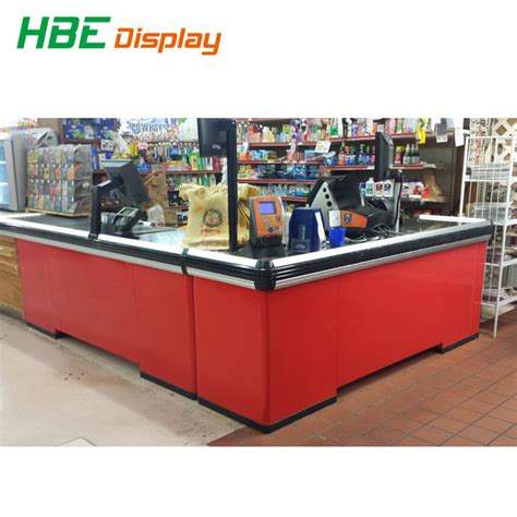 Custom Made Supermarket Store Retail Cash Register Counter Store