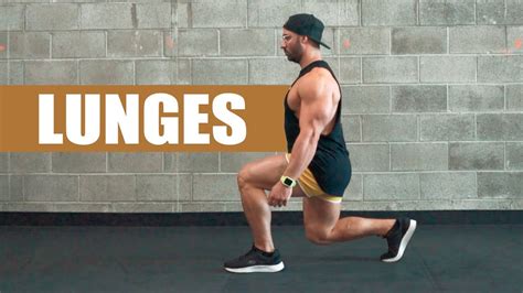 Como Hacer Lunges O Zancadas Paso A Paso Tecnicas Gymtopz Youtube