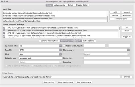 MKVtoolnix Download Free (Mac) - 92.0 | Softpedia