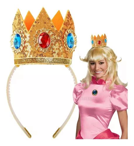 Corona De Princesa Peach Nueva Pelicula Cosplay Melocot N Meses Sin