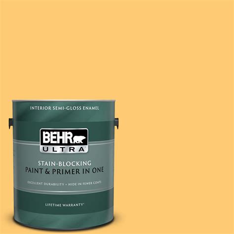 Behr Ultra Gal B Spiced Butternut Semi Gloss Enamel Interior