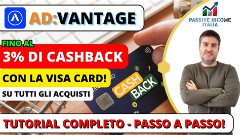 AD Vantage Carta Visa Per Ottenere Il Fino Al 3 Di Cashback Su Ogni