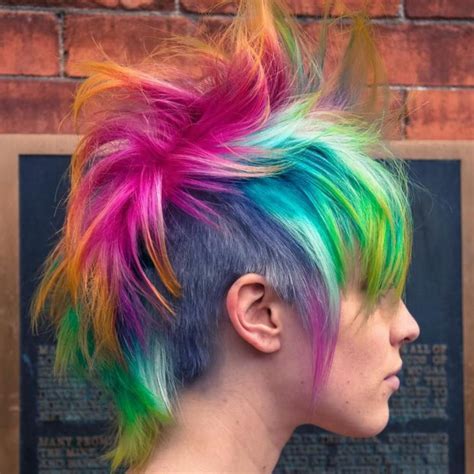 35 Short Punk Hairstyles To Rock Your Fantasy En 2019 Hair Short