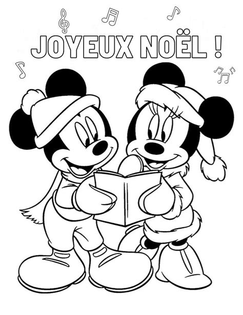 Coloriage De Noël Disney à Imprimer Gratuitement