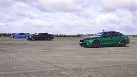 2021 BMW M3 Vs Audi RS 5 Vs C 63 Black Series Drag Race Ends Rather