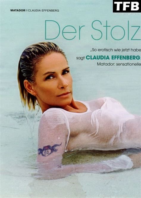 Claudia Effenberg Reality Star Star Nude Sexy Magazine Model New Wife