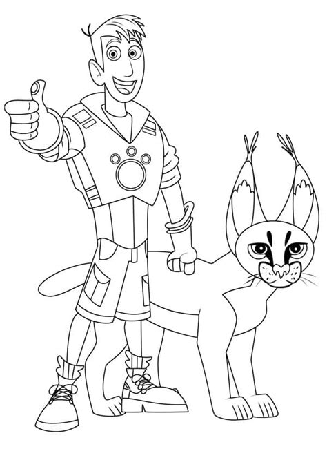 Wild Kratts To Color Coloring Page Free Printable Coloring Pages For Kids