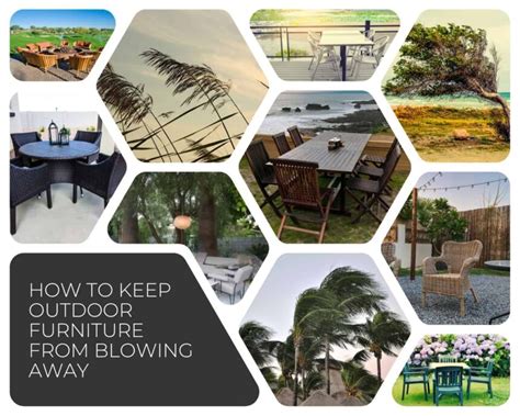 How To Keep Outdoor Furniture From Blowing Away Tips