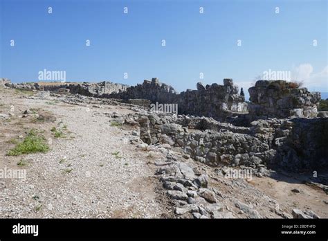 Tiryns Archaeological Site Stock Photo - Alamy