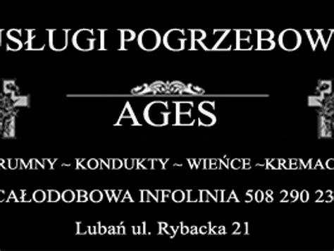 Zak Ad Us Ug Pogrzebowych Ages Luba