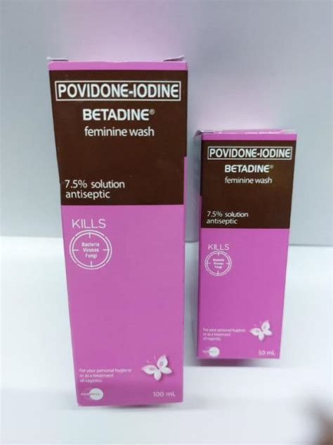 Betadine Antiseptic Feminine Wash Povidone Iodine 100ml50ml Lazada Ph