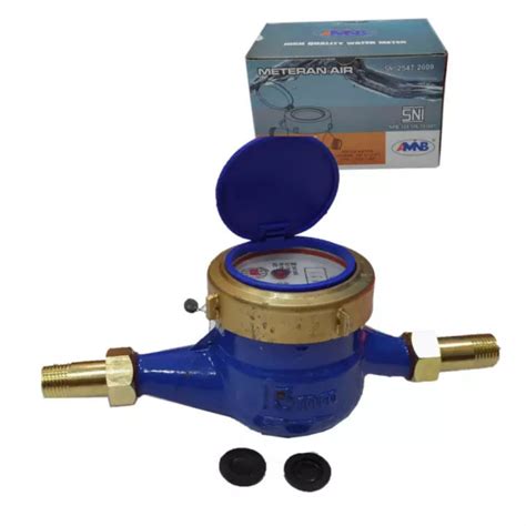 Meteran Air Pam Body Besi Inch Standar Sni Water Meter Jarum Pdam