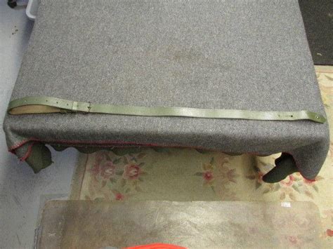 Original Model 1909 Argentine Mauser Rifle Sling Green Leather