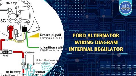 Ford Alternator Wiring Diagram Internal Regulator Youtube