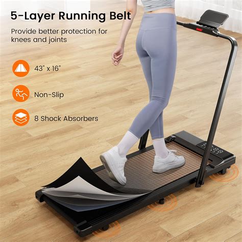 Ssphpplie 3 In 1 Folding Treadmill 3 0 Hp Powerful And Quiet Under