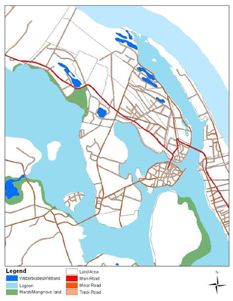 Map of the Batticaloa Town | Download Scientific Diagram