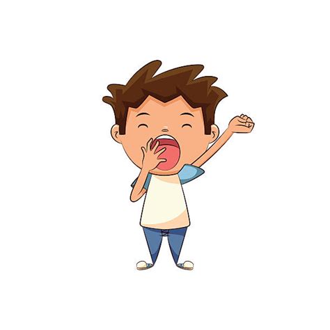 Yawning Clip Art Vector Images And Illustrations Istock