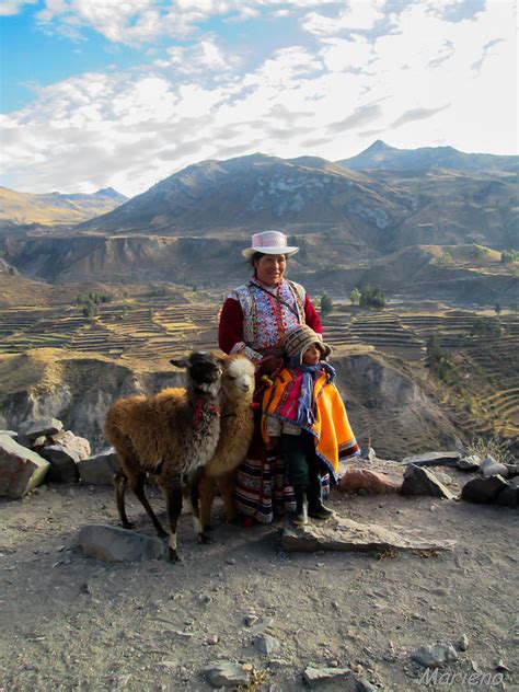 Avant Le Vol Du Condor Portraits Ca On Del R O Colca P Rou