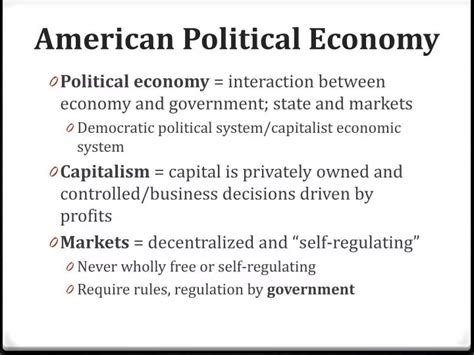 Ppt American Political Economy Powerpoint Presentation Free Download