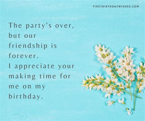 75 Best Thank You Messages For Attending Birthday Party