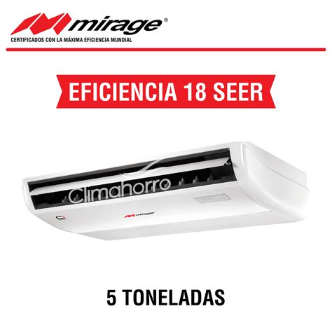 Piso Techo Mirage Ci Magnum Inverter 5 Toneladas Epc601m Clc601n