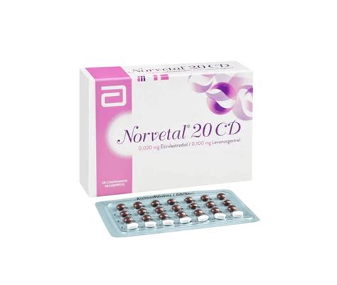 Norvetal 20 CD Levonorgestrel 100 Mcg Etinilestradiol 20 Mcg 28