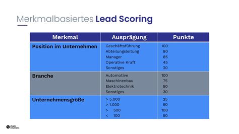 Lead Scoring Reife Und Relevanz Ihrer Leads Bewerten