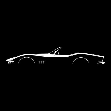 Chevrolet Corvette C3 Convertible Silhouette | Chevrolet corvette, Chevrolet, Corvette convertible