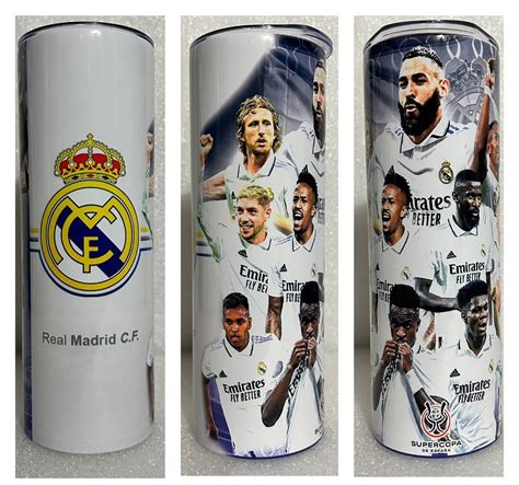 Real Madrid CF 20oz Stainless Steel Tumbler Etsy