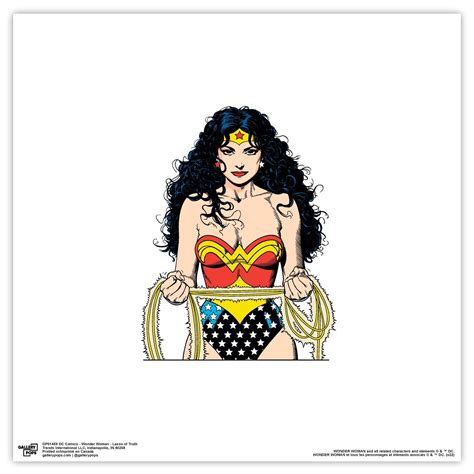 Gallery Pops DC Comics Wonder Woman Lasso Of Truth Wall Art Unframed