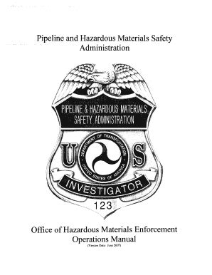 Fillable Online Office Of Hazardous Materials Enforcenent Fax Email