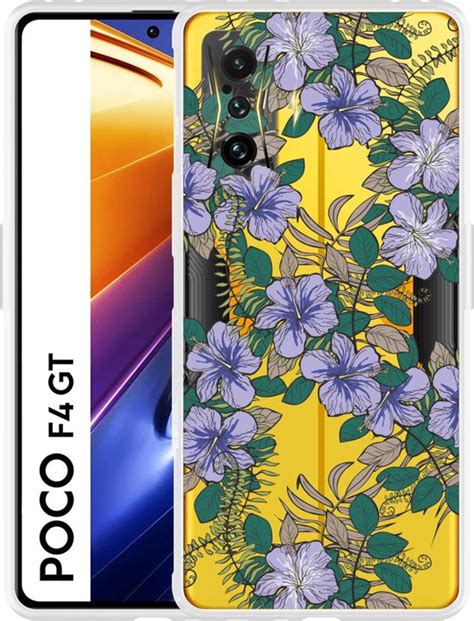 Hoesje Geschikt Vooor Xiaomi Poco F Gt Purple Flowers Bol