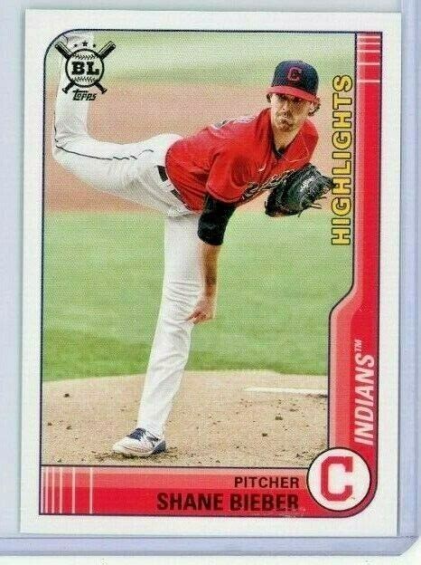 2021 Topps Big League Highlights 289 Shane Bieber Cleveland Indians