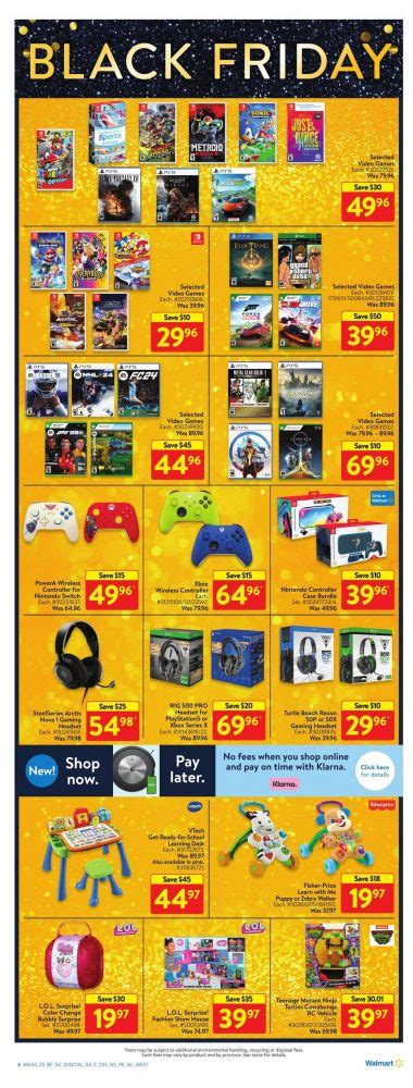 Walmart Black Friday Flyer November To Available Now