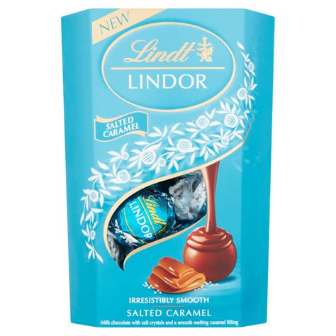 Buy Lindor Salted Caramel Truffles 200g Lindt Shop Uk