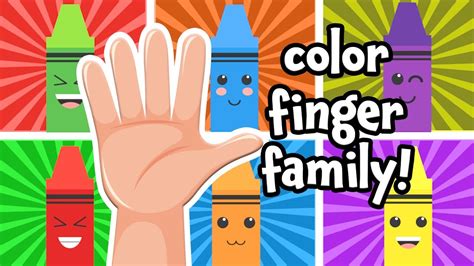 Color Family Finger! A Family Finger Song for Kids - YouTube