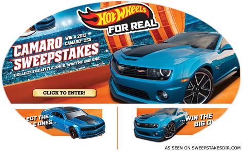 Hotwheelsforrealsweepstakes Hot Wheels For Real Camaro Sweepstakes Sweepstakes Directory