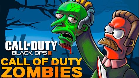 LOS SIMPSONS En ZOMBIES Black Ops 3 Custom Map WILLYREX YouTube