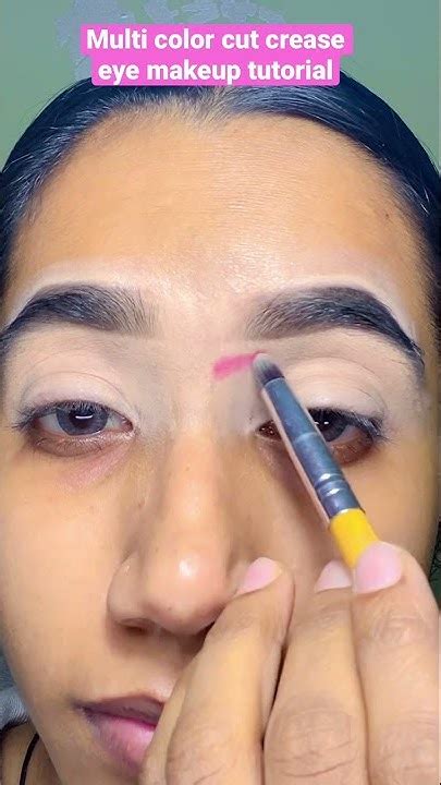 Multicolor Cutcrease Eye Makeup Tutorial Soniya Tutorials Makeup Youtube Youtubeshorts