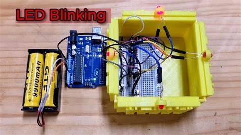 DIY Led Blinking Using Arduino UNO Project Electronics Led Ledlights