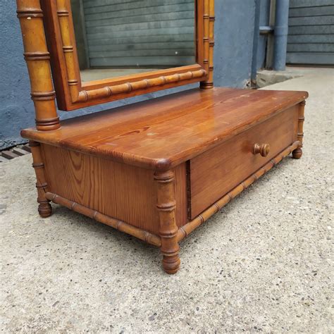 Antique Faux Bamboo Dressing Table For Sale At Pamono