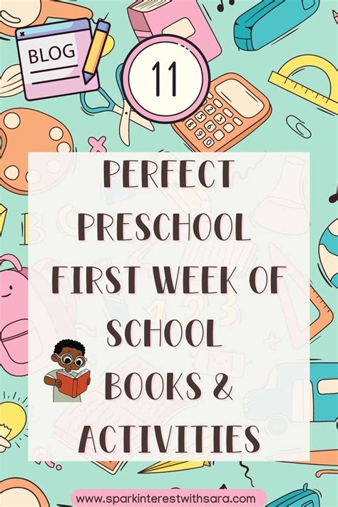 11 Perfect Preschool First Week Of School Books And Activities Preschool First Week First Day