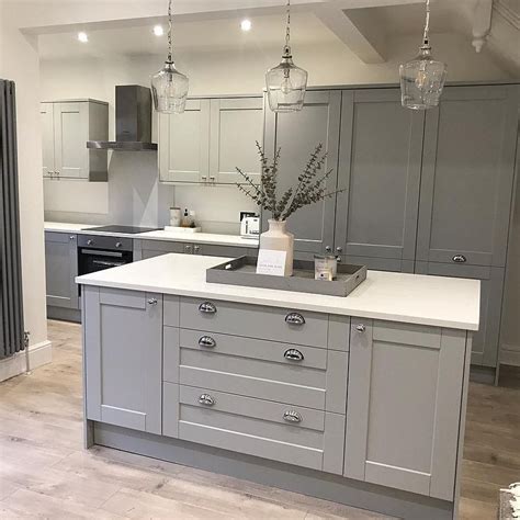 Fairford Grey Kitchen Open Plan Kitchen Living Room Grey Kitchen