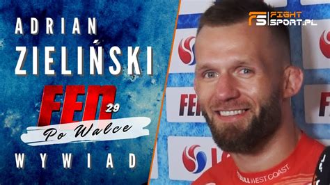 ADRIAN ZIELIŃSKI po znokautowaniu Danilo Belluardo na FEN 29 w