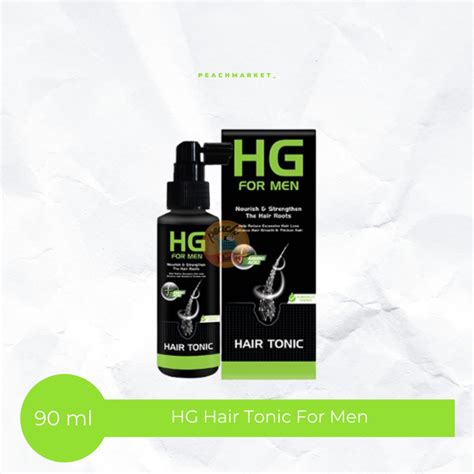 Jual Hg Hair Tonic For Men 90 Ml Shopee Indonesia