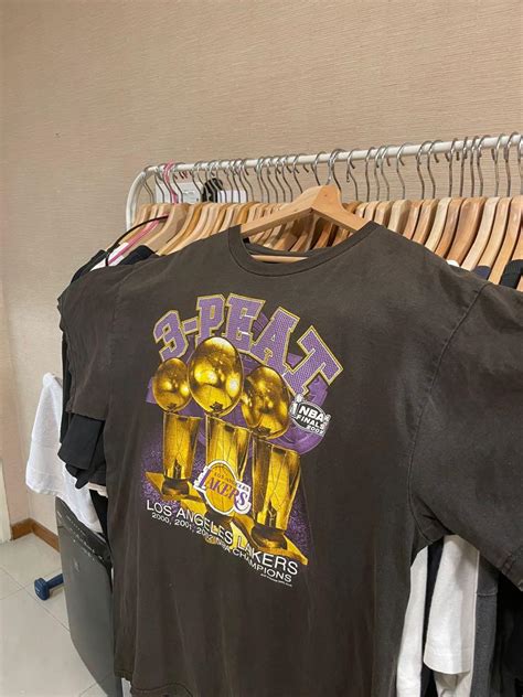 Vintage Lakers Peat Tee Kobe Shaq Men S Fashion Tops Sets