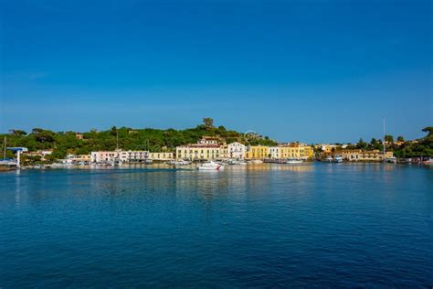 Ischia Italy May Fishing Boats Mooring At Porto D Is